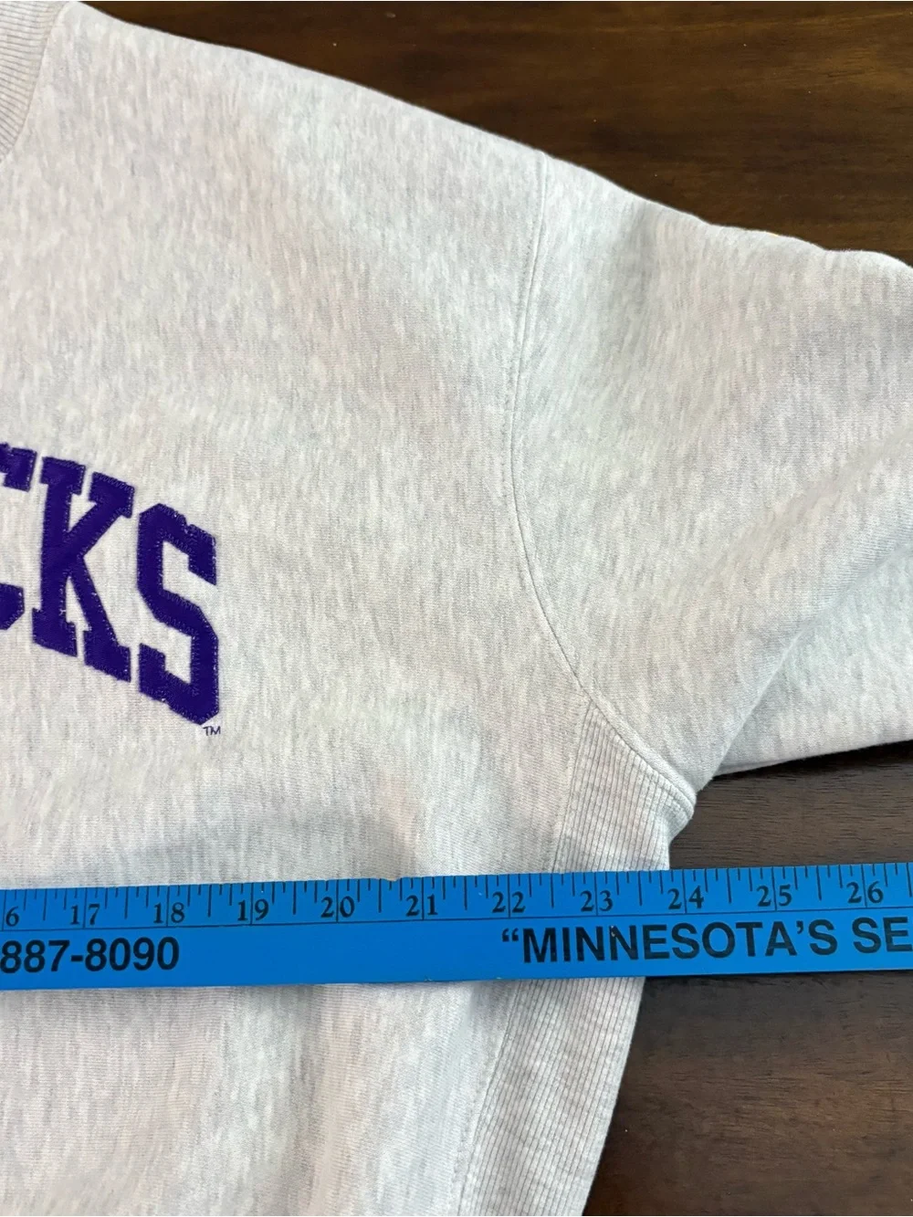 Minnesota State University Mankato Adult Sweatshirt Grey Crewneck College Retro